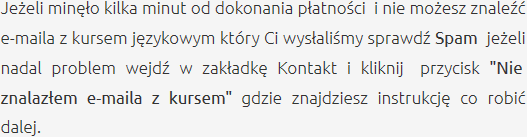 Odbiór Zakupionego Kursu Szkolenia Językowe Mysłowice